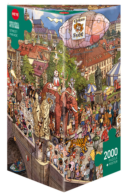 HEYE | Street Parade - Doris Göbel & Peter Knorr | 2000 Pieces | Jigsaw Puzzle