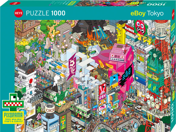 Tokyo Quest - Pixorama | eBoy | Heye | 1000 Pieces | Jigsaw Puzzle