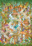 HEYE | Tree Lodges - Korky Paul | 1000 Pieces | Jigsaw Puzzle