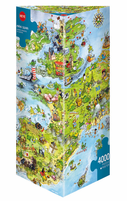 Puzzle 4000 pieces Heye: the History of the world. The second opus. 