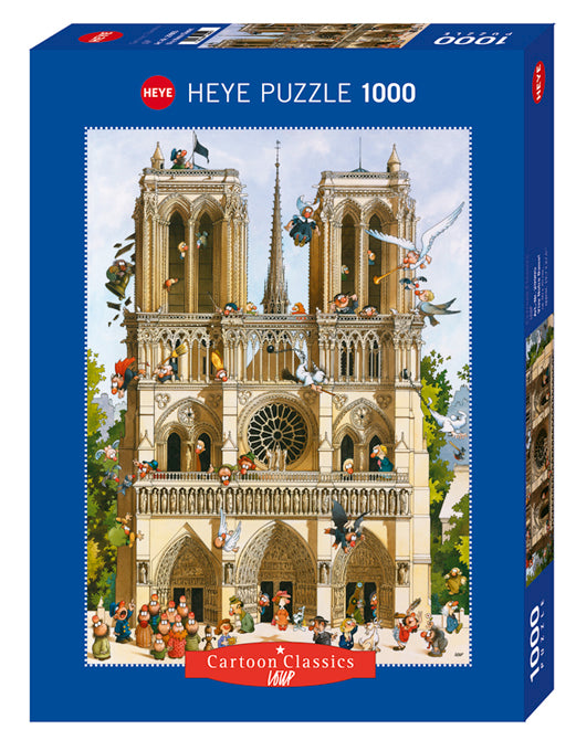Vive Notre Dame! - Cartoon Classics | Loup | Heye | 1000 Pieces | Jigsaw Puzzle