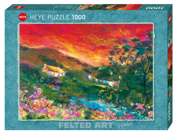 Washing Line - Felted Art | Moy Mackay | Heye | 1000 Pieces | Jigsaw Puzzle