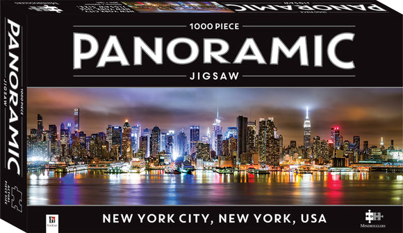 Hinkler | New York City - New York | Mindbogglers | 1000 Pieces | Panoramic Jigsaw Puzzle