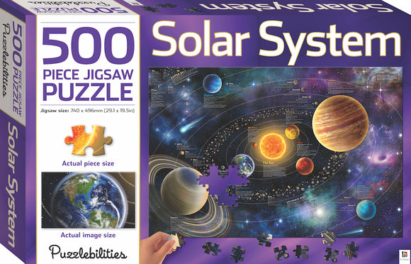 Hinkler | Solar System - Puzzlebilities | 500 Pieces | Jigsaw Puzzle