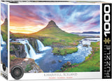 Eurographics | Kirkjufell Mountain - Iceland | HDR Photography | 1000 Pieces | Jigsaw Puzzle