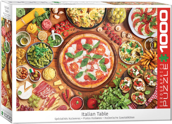 Eurographics | Italian Table - Flavours of the World | 1000 Pieces | Jigsaw Puzzle