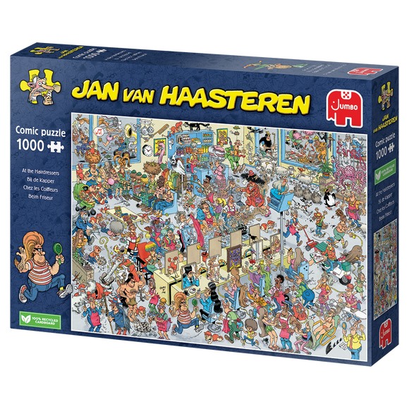 At The Hairdressers - Jan van Haasteren | Jumbo | 1000 Pieces | Jigsaw Puzzle