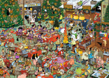 Christmas Dinner & Christmas Tree Market | Jan van Haasteren | JUMBO | 2 X 1000 Pieces | Jigsaw Puzzle