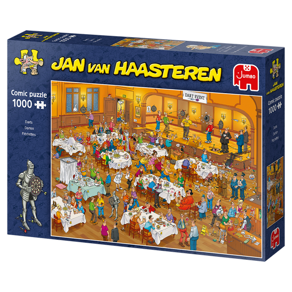 Darts - Jan van Haasteren | JUMBO | 1000 Pieces | Jigsaw Puzzle