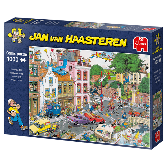 Friday the 13th - Jan van Haasteren | JUMBO | 1000 Pieces | Jigsaw Puzzle