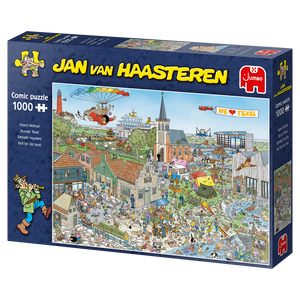 Island Retreat - Jan van Haasteren | JUMBO | 1000 Pieces | Jigsaw Puzzle