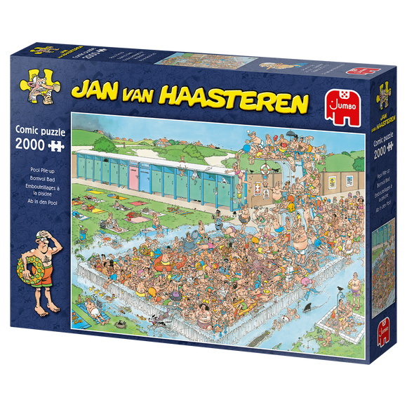 Pool Pile-Up - Jan van Haasteren | Jumbo | 2000 Pieces | Jigsaw Puzzle