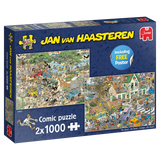 Safari & The Storm | Jan van Haasteren | Jumbo | 2 X 1000 Pieces | Jigsaw Puzzle
