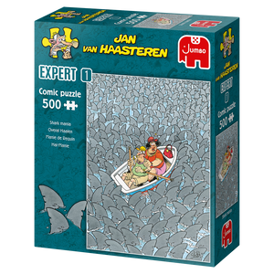 Shark Mania - Jan van Haasteren | Expert 1 | Jumbo | 500 Pieces | Jigsaw Puzzle