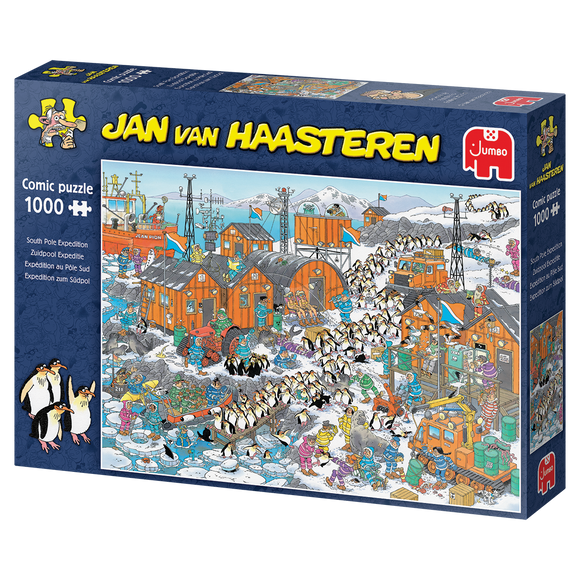 South Pole Expedition - Jan van Haasteren | Jumbo | 1000 Pieces | Jigsaw Puzzle
