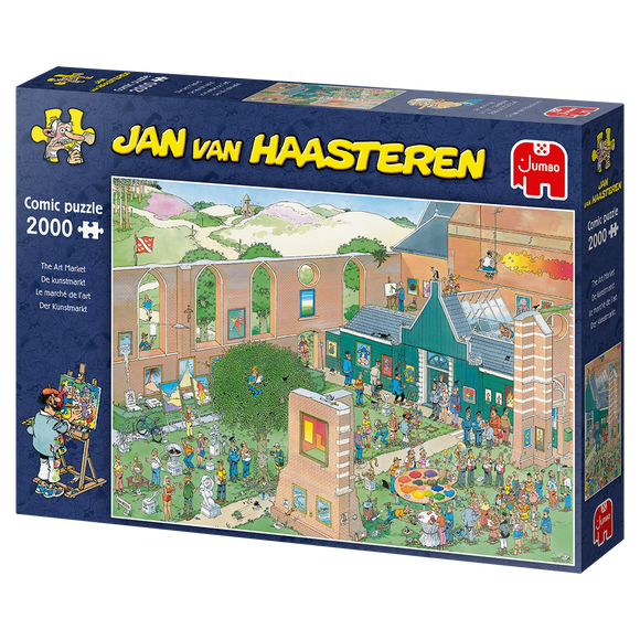 The Art Market - Jan van Haasteren | JUMBO | 2000 Pieces | Jigsaw Puzzle