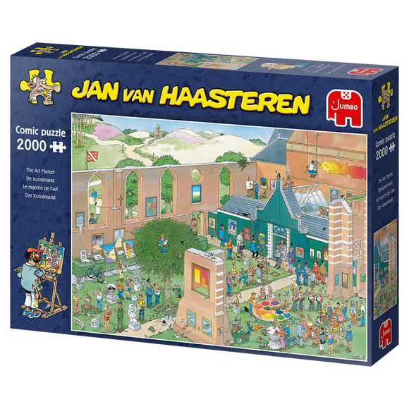 The Art Market - Jan van Haasteren | Jumbo | 2000 Pieces | Jigsaw Puzzle