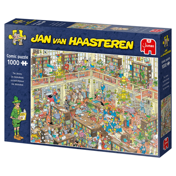 The Library - Jan van Haasteren | JUMBO | 1000 Pieces | Jigsaw Puzzle