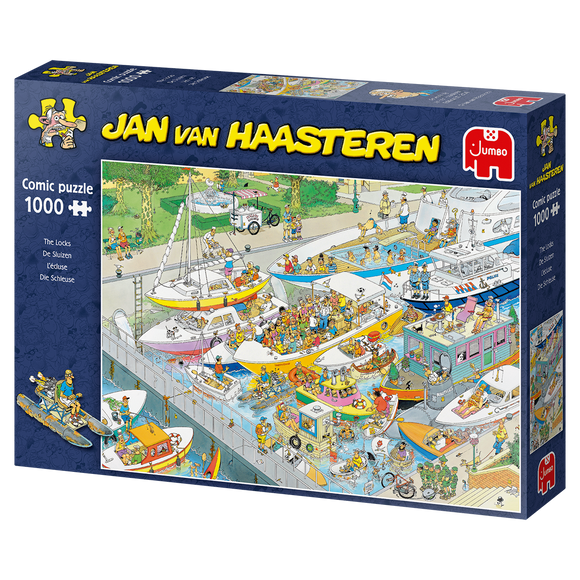 The Locks - Jan van Haasteren | Jumbo | 1000 Pieces | Jigsaw Puzzle