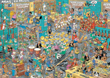 The Music Shop & Holiday Jitters | Jan van Haasteren | Jumbo | 2 X 1000 Pieces | Jigsaw Puzzle