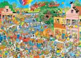 The Music Shop & Holiday Jitters | Jan van Haasteren | Jumbo | 2 X 1000 Pieces | Jigsaw Puzzle