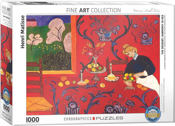 Eurographics | Henri Matisse - Harmony in Red | Fine Art Collection | 1000 Pieces | Jigsaw Puzzle