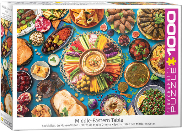 Eurographics | Middle Eastern Table - Flavours of the World | 1000 Pieces | Jigsaw Puzzle