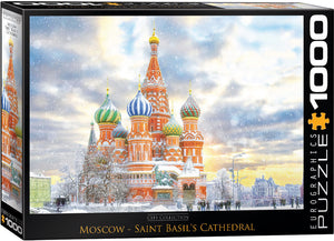 Moscow - Saint Basil's Cathedral | Eurographics | 1000 Pieces | Jigsaw Puzzle