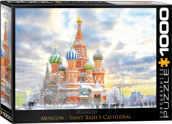 Moscow - Saint Basil's Cathedral | Eurographics | 1000 Pieces | Jigsaw Puzzle