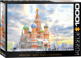 Moscow - Saint Basil's Cathedral | Eurographics | 1000 Pieces | Jigsaw Puzzle
