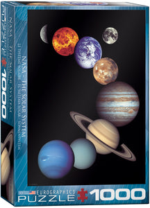 NASA, The Solar System - Space Exploration | Eurographics | 1000 Pieces | Jigsaw Puzzle