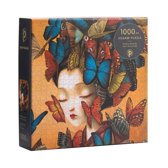 Madame Butterfly - Benjamin Lacombe | Paperblanks | 1000 Pieces | Jigsaw Puzzle