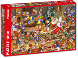 Piatnik | Christmas Chaos - Francois Ruyer | 1000 Pieces | Jigsaw Puzzle