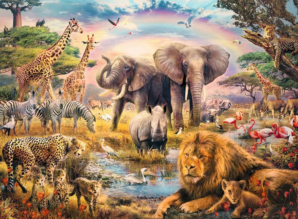 African Safari | Ravensburger | 100 XXL Pieces | Jigsaw Puzzle – Puzzles