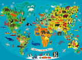 Animal World Map | Ravensburger | 150 XXL Pieces | Jigsaw Puzzle