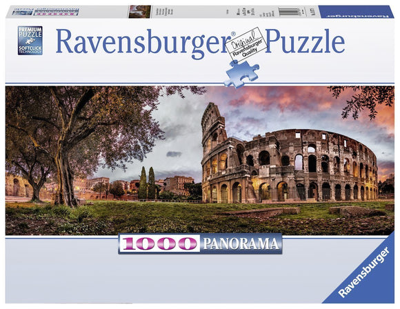Ravensburger | Sunset Colosseum | 1000 Pieces | Panorama Jigsaw Puzzle