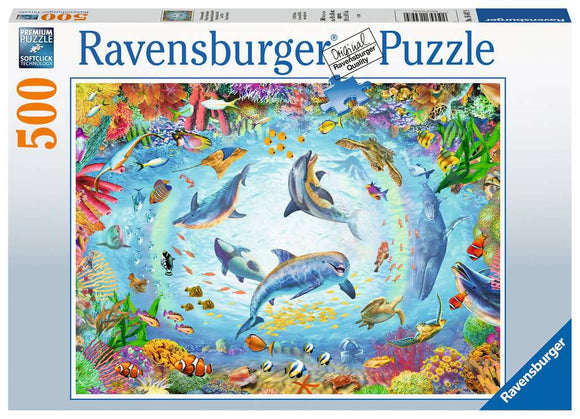 Ravensburger | Cave Dive | 500 Pieces | Jigsaw Puzzle