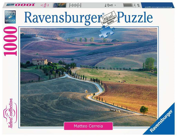 Tuscan Farmhouse - Pienza, Siena | Talent Collection | Ravensburger | 1000 Pieces | Jigsaw Puzzle