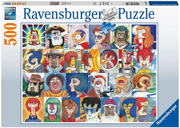Ravensburger | Typefaces Puzzle - Hugo Maciel | 500 Pieces | Jigsaw Puzzle