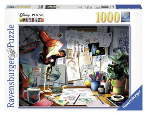 The Artist’s Desk | Disney Pixar | Ravensburger | 1000 Pieces | Jigsaw Puzzle