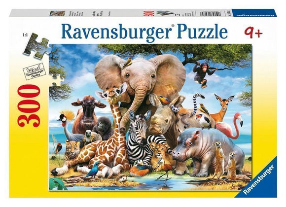 Ravensburger | African Friends | 300 XXL Pieces | Jigsaw Puzzle