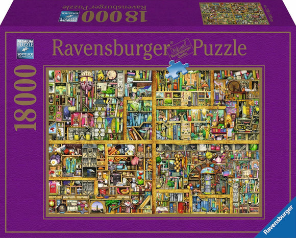 Ravensburger | Magical Bookcase - Colin Thompson | 18000 Pieces | Jigsaw Puzzle