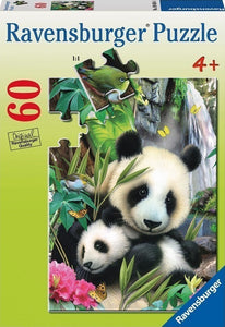 Panda Family | Ravensburger | 60 Pieces | Jigsaw Puzzle