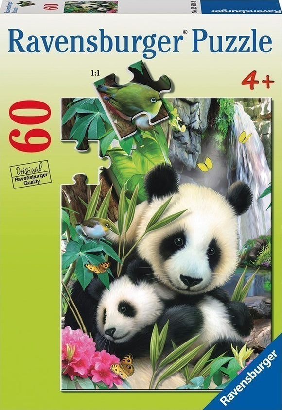 Ravensburger | Panda Family | 60 Pieces | Jigsaw Puzzle