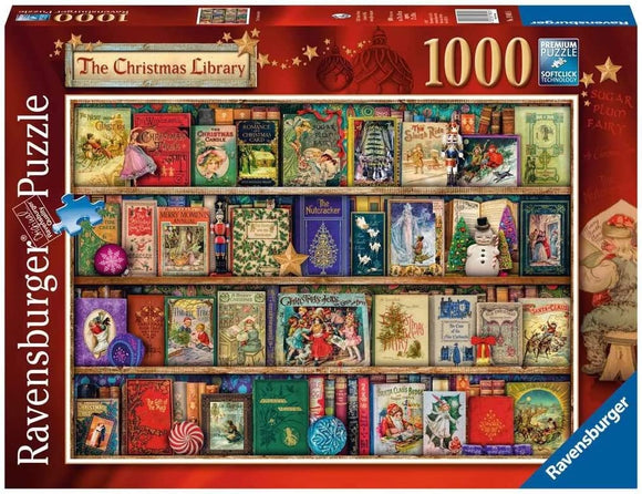 The Christmas Library | Ravensburger | 1000 Pieces | Jigsaw Puzzle