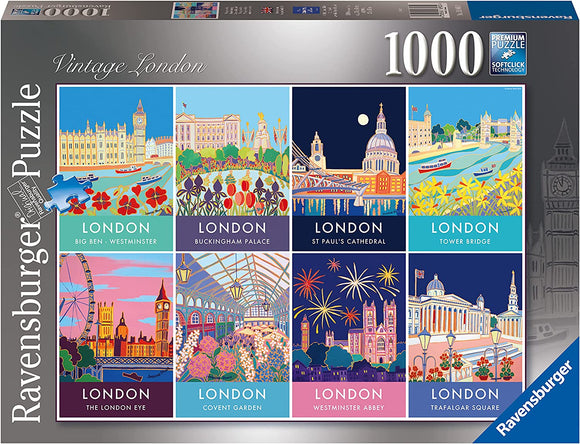 Vintage London | Ravensburger | 1000 Pieces | Jigsaw Puzzle
