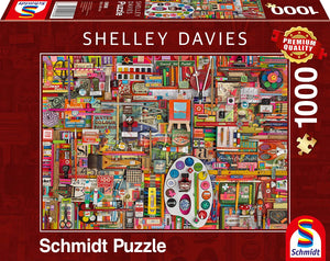 Artists Materials - Shelley Davies | Schmidt | 1000 Pieces | Jigsaw Puzzle