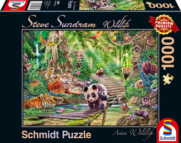 Schmidt | Asian Wildlife - Steve Sundram | 1000 Pieces | Jigsaw Puzzle