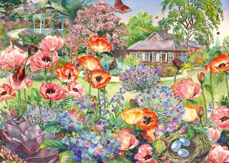 Blooming Garden - Bradley Clark | Schmidt | 1000 Pieces | Jigsaw Puzzl ...