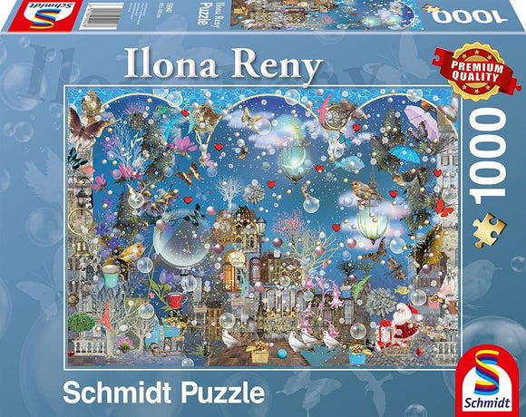 Schmidt | Blue Sky Of Christmas - Ilona Reny | 1000 Pieces | Jigsaw Puzzle